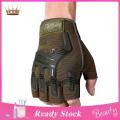 Cycling Mittens Comfortable Adjustable Outdoor Half Finger Bicycle Cycling Gloves - gloves. 