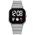 Children Digital Watches Student Silicone Strap Wristatch for Kids Boys Buckle Teen Cheap Hand Clock Youth Women Hour Football. 