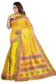 Trendy & Exclusive Tangail Tat Multicolor Cotton Saree (Sharee) - Classic Charm with Running Blouse Piece for Women - Best Quality & Fashionable Shari. 