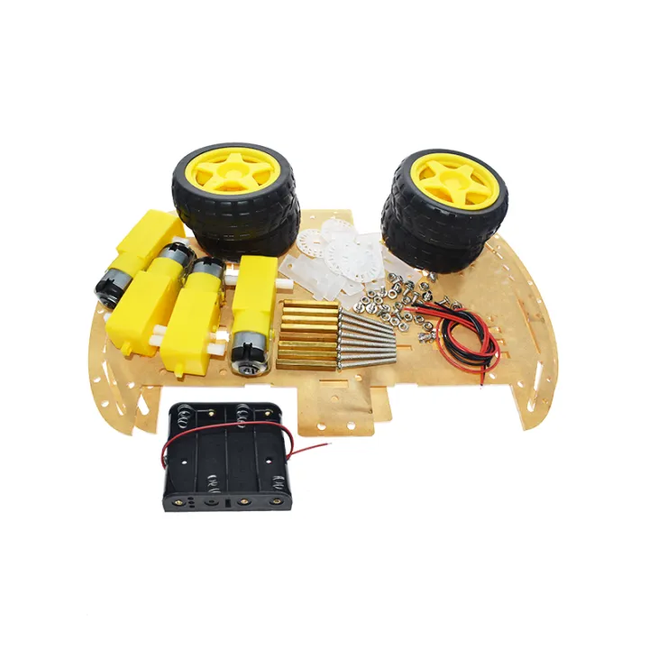For Arduino UNO R3 Robot 4WD Cars RC Remote Control Bluetooth Robotics Learning Kit Educational Stem Toys DIY enthusiasts