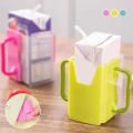 Milk Box Holder Infant Anti-Spill Cup Holder Bottle Cup Milk Holder Adjustable Safety Plastic Baby Toddler Juice Box Drinking. 