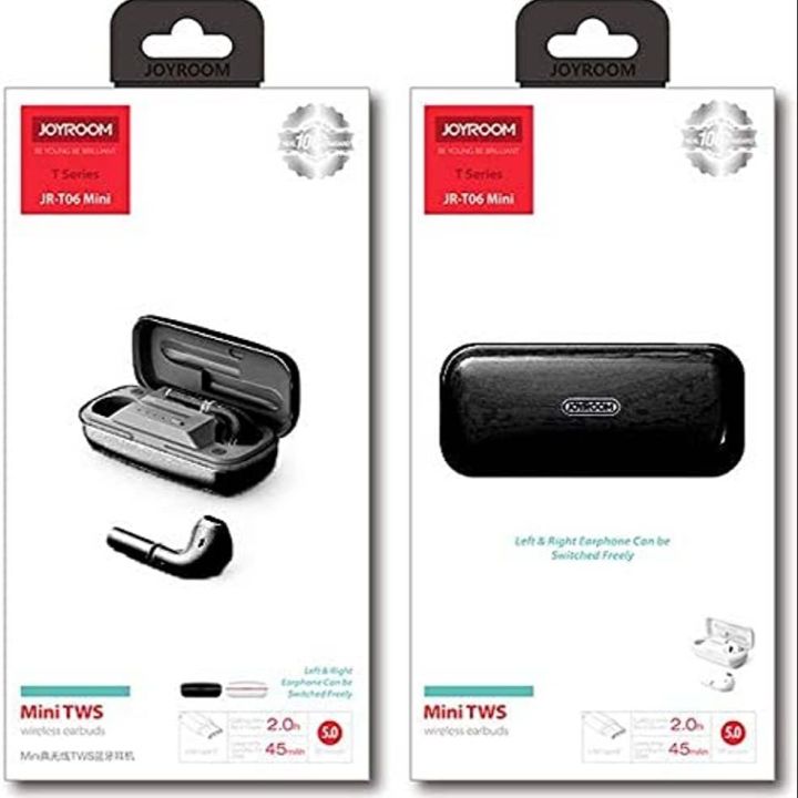 Joyroom JR-T06 Mini TWS Wireless Bluetooth Touch Control Earbuds Earphone