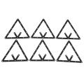 Billiard Pool Triangle Magic Rack Sheet Black 6pcs For 8/9/10 Ball Snooker SP. 