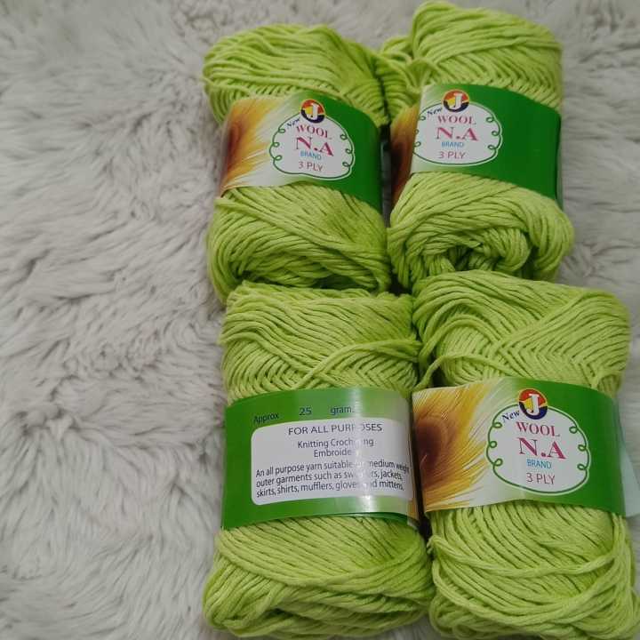 High%20Quality%20Dyed%203%20Ply%20N.A%20Brand%20Yarn%2025g%20%20Yarn%20%204%20Pices%20For%20Crochet%20Weaving%20And%20Knitting%20-%20Image%204