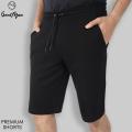 GoodMan Black Color Cotton Short Pant for Men.. 
