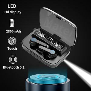 Bilashmart M19 TWS Wireless Bluetooth Earbuds - Featuring Touch Control, HD Mirror, and the Latest Updates for Enhanced Performance