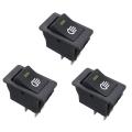 NAMUNY 3X 12V Universal Fog Lights Rocker Switch LED Car Lamp - Yellow LED. 