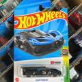 Hot Wheels 2023 Release (Mainline) Bugatti Bolide Black - Blue, Scale - 1:64. 