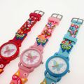 Hot 3D cartoon butterfly quartz wristwatches colorful digital children girls watch small watch kids party gift.