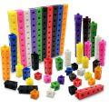 Montessori Math Toy 10 Color Rainbow Link Cube Snap Block Stacking Game Educational Building Blocks Toy Children Diy 3d Puzzle. 