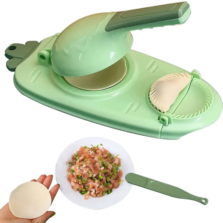 2 in 1 magic cake maker -2 in1 dumpling maker diy kit wrapper presser manual Labor-machine kitchen gadgets mini size