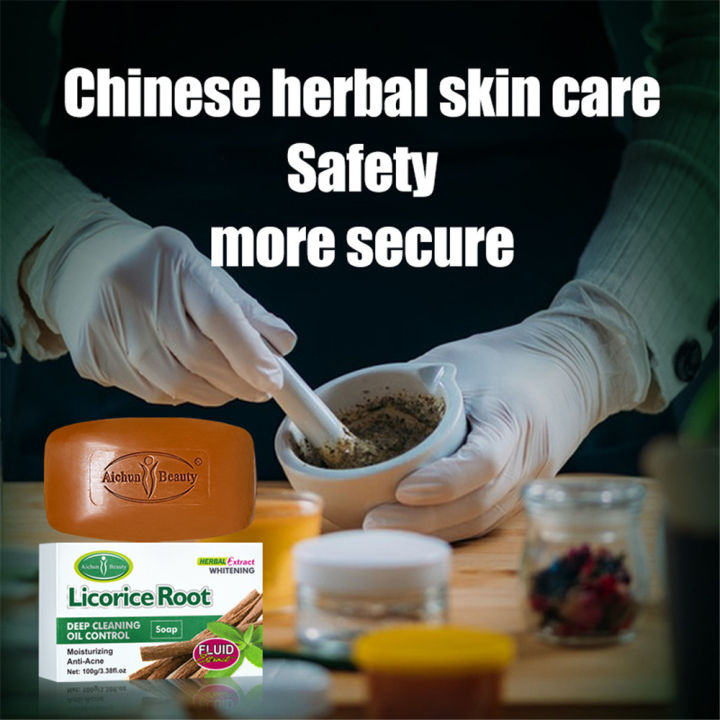 Disaar%20Licorice%20Root%20Soap%20Facial%20Deep%20Cleansing%20Oil-control%20Handmade%20Soap%20100g%20Face%20Anti-acne%20Moisturizing%20Soap%20-%20Image%202