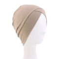 【COOL】 Women Modal Cotton Inner Hijab Caps Headwear Islamic Headband Turban Hair Loss Cancer Chemo Cap Stretch Headwear Hat Cap.