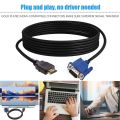 HDMI-compatible To VGA Converter Cable For PC Laptop High Resolution Adapter. 
