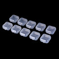 1/10/20/50Pcs Mini Clear Plastic Small Box Jewelry Earplugs Storage Box Case Container Bead Makeup Clear Organizer Gift.
