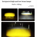 Future Eye F150 Motorcycle Wired Switch Bicolor Spotlight Assist Fog Lamp Ultra Bright Suitable for Offroad Motorcycle ADV 60W.