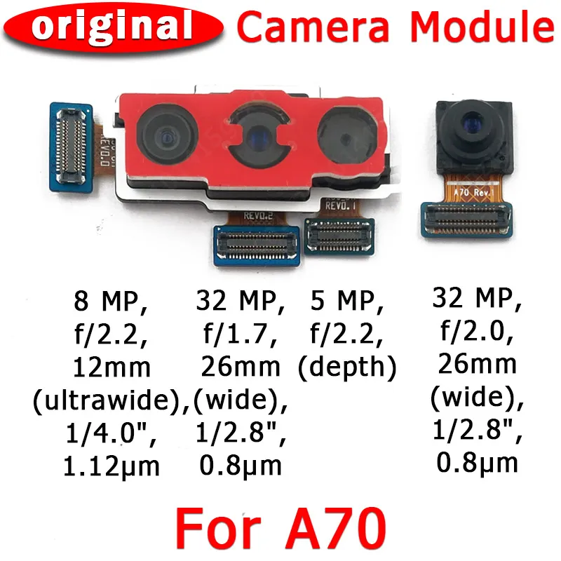 For Front Rear Back Camera For Samsung Galaxy A70 A705 Main Facing