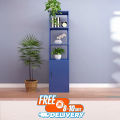 Modern MDF Home Office Bookcase Display Stan  librero Storage Book Shelf With Single Doors by Nice Furniture. 