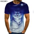 3D printe Animal tiger Lion face man 's T- Tshirt New loose lion casual majestic summer fashion shirt Harajuku oversized t shirt.