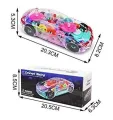 Concept Racing Educational 3D Super Transparent Toy Car - Car Toy. 