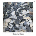 Black Ice Stone 1kg / Garden Decoration & Use Aquarium Decoration. 