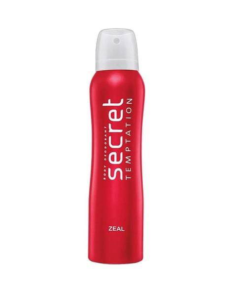 Indian Product Body spray Secret temptation Zeal used for female