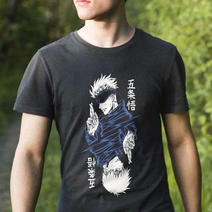 Anime%20T-shirt%20Jujutsu%20Kaisen%20Gojo%20Black%20Cotton%20Tshirt%20Satoru%20Gojo%20BACK%20AND%20FRONT%20Fashion%202%20Side%20Premium%20Quality%20Men%20-%20Image%205