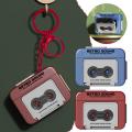 Mini Retro Recorder Keychain Can Record And Play Music Fun Music Box Pendant Personalized Couple Gift For Girlfriend O0X1.
