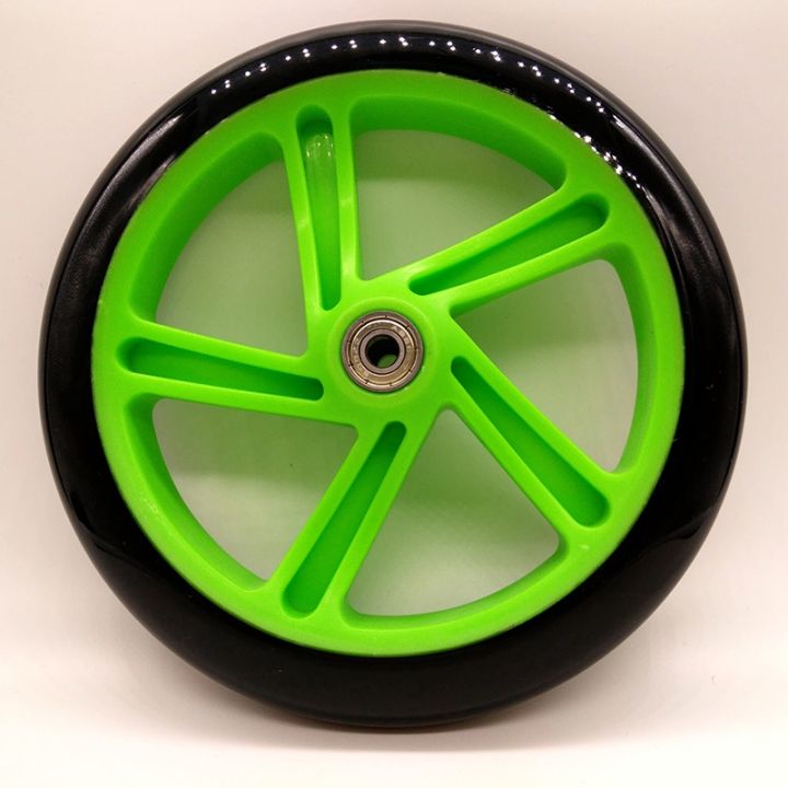 2%20Pieces%20Scooter%20Wheel%20200%20mm%20PU%20Material%20Wheel%20Thickness%2030%20mm%20ABEC-7%20Bearing%20Scooter%20Accessories,Transparent%20Black%20-%20Image%208