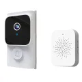 Tuya APP Free Cloud Storage WiFi Doorbell Low Consumption,B. 