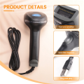 F20 Handheld Wired Ccd Barcode Scanner Portable 32Bit Usb Cable A4 Bar Code Reader For Pos System.