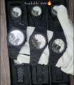 Arabic Aura Watch – Carbon Fiber Look Body with Sleek & Modern Design - Black X Blue.