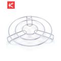 Stainless Steel kitchen Pot Stand Round Shape - 6.6 inch. 