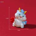Mini Dragon Figurine Car Dashboard Decoration for Centerpiece Desk Bookshelf.