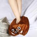 Funny Slippers Poop Cute Expression Poop Slippers Fuzzy Warm Memory Foam Plush House Shoes Soft Comfy Non Slip Winter Slides. 