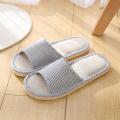 Home Slippers Flip Flops Flax Slippers Indoor Bedroom Women House Shoes Spring Autumn Ladies Footwear Uni Lovers Flat Shoes. 