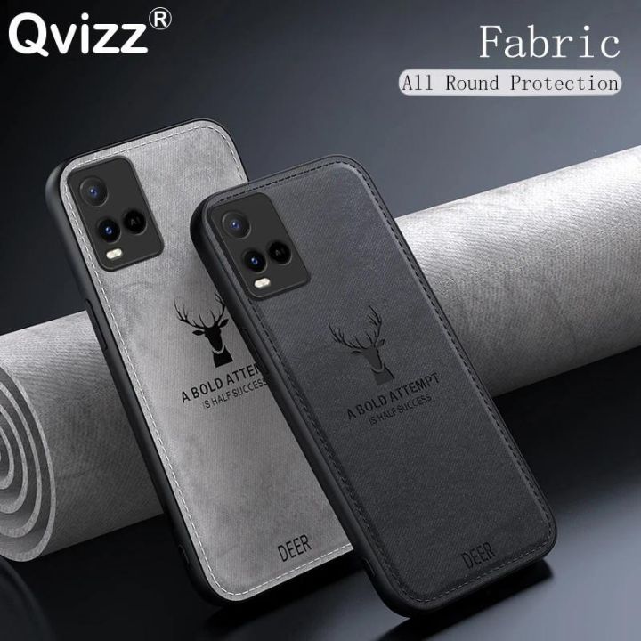 New%20Phone%20case%20Vivo%20Y33s%20Y%2033s%20Back%20cover%20Fabric%20Luxury%20Deer%20Cloth%20Frosted%20Shockproof%20Soft%20Silicone%20Edges%20Hard%20Cute%20Cover%20Vivo%20Y33s%20V2109%20-%20Image%202