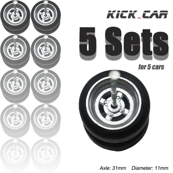 1/64%20Wheels%20with%20Rubber%20Tires%20for%201:64%20Toy%20Car%20Model%20Diecast%20Cars%20Miniature%20Parts%20Modified%20for%20Hotwheels%20(5%20sets%20for%205%20Cars)%20-%20Image%207