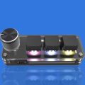 3 Keys Knob RGB Gaming Keyboard Programming Keypad Mini Mechanical Keyboard Custom Keyboard Macro Keyboard. 