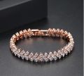 Women Fashion Roman Style Zircon Crystal Bracelet Bangles  for Gifts. 