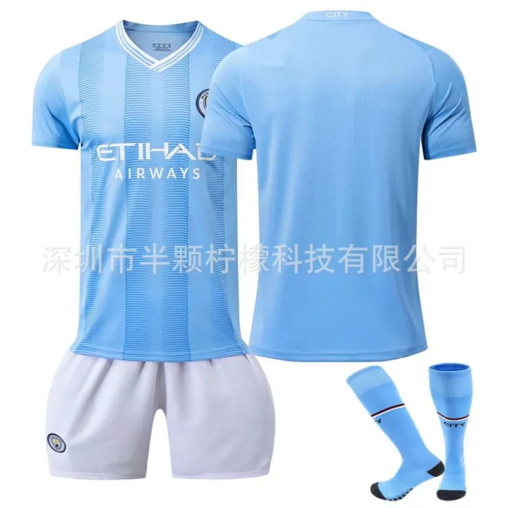 23-24%20ew%20anchester%20City%20ome%20Football%20Suit%20suit%20o.9%20a%20o.17%20e%20raone%20Adult%20Children%20Short%20Se%20-%20Image%205