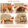 Perm Rods and 30 Pieces 6 Sizes Hair Rollers with Hair Cold Wave Rods Hair Curler for Women Long Short Hair. 