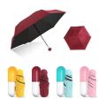 Mini Pocket Folding Capsule Umbrella. 