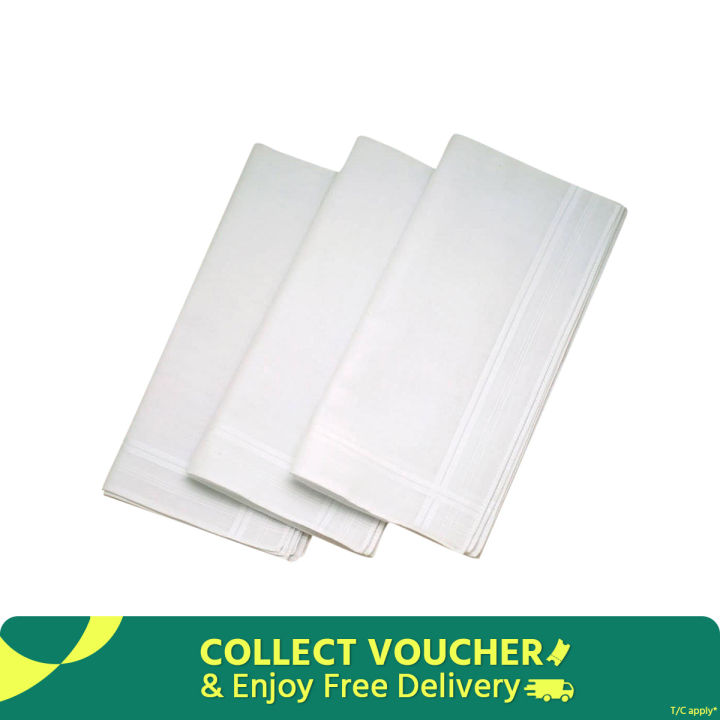 100% Cotton 1pcs High Quality Mens Handkerchief