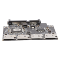 4 Way Micro-SD TF Card to SATA Serial Adapter SSD Industrial Embedded Mobile Storage Module. 