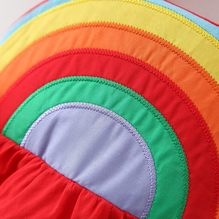 %E3%80%90Factory-direct%E3%80%91%20Summer%20Fan%20Sling%20Baby%20Girl%20Dress%20Cute%20Clouds%20+%20Rainbow%20Splicing%20Infant%20Beach%20Dress%20Sweet%20Cartoon%20Girls%20Children'S%20Clothing%20+%20Same%20Model%20Hat%20-%20Image%207