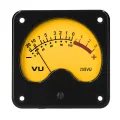 KOGEEK VU Meter Panel VU Meters Warm Back Light Analog DB Sound Level Indicator Portable DB Meter Power Amplifier Re-cording & Audio Level Amp. 
