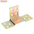 1set Bed Hinges Bed Plug-in Hardware Pendant Fastener Hinge Latch Fittings Furniture Connector Bed Beam Support Frame Fixings.