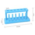 18mm Hole Diameter Plastic Test Tube Rack Durable Blue Plastic Centrifuge Tube Holder 6 Hole Lab Tube Stand Scientific Experiments. 