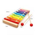 Wooden Xylophone Toy for Kids - Multi-color.
